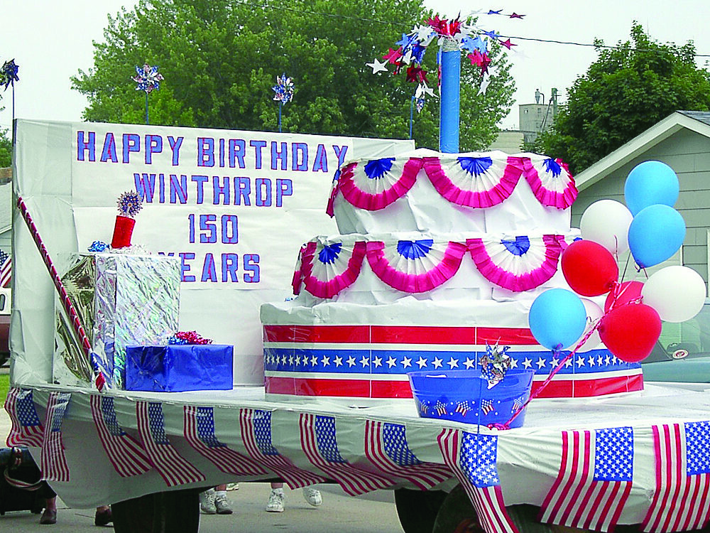 Winthrop Sesquicentennial Float